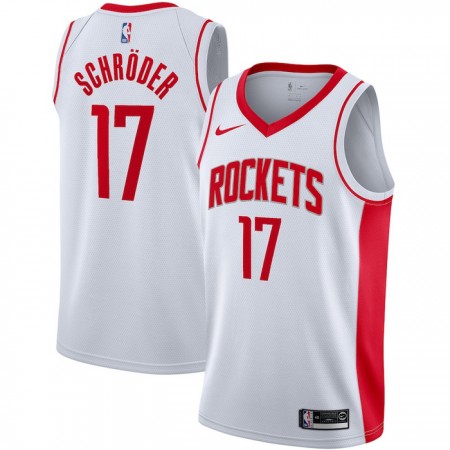 Houston Rockets Dennis Schroder 17 Nike 2022-23 Association Edition Valkoinen Miesten Pelipaidat Swingman